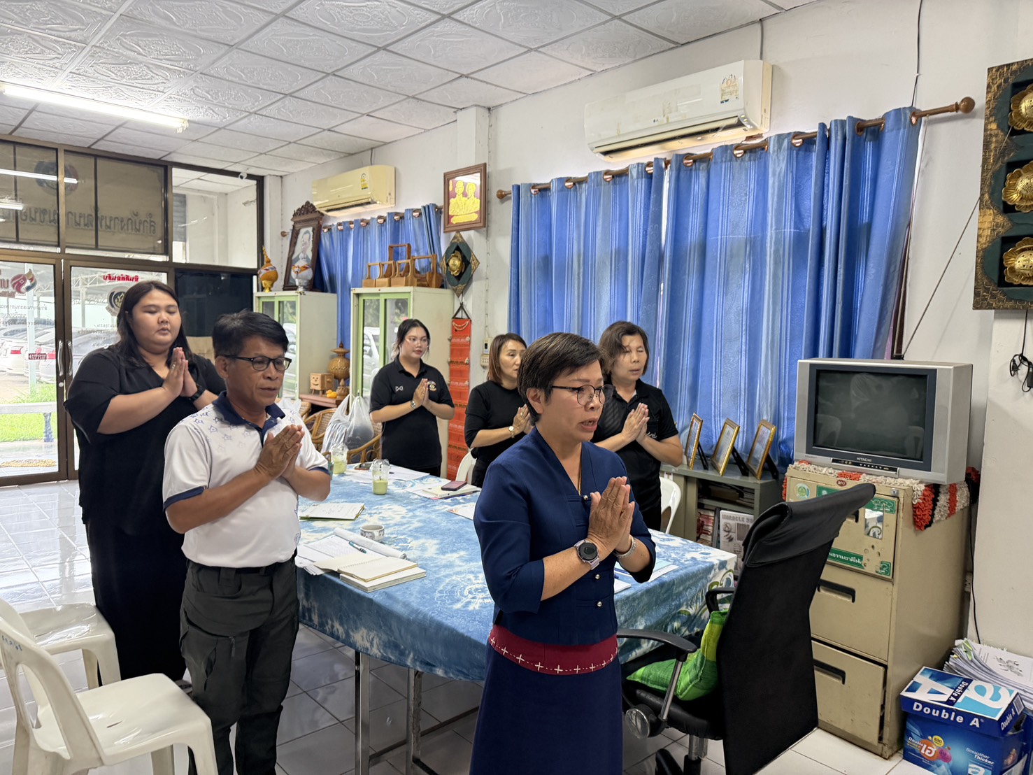 พช.สูงเม่น ประชุมประจำเดือนเจ้าหน้าที่พัฒนาชุมชนอำเภอสูงเม่น
