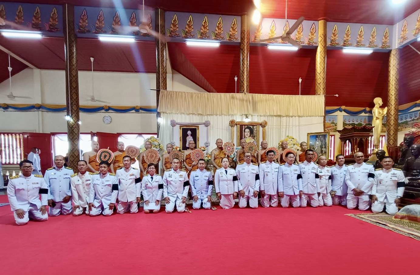 พช.สูงเม่น ร่วมพิธีบำเพ็ญกุศล และตักบาตรในวาระครบ 50 วัน (ปัญญาสมวาร) อุทิศถวายเป็นพระกุศลแด่สมเด็จพระเจ้าลูกเธอ เจ้าฟ้าพัชรกิติยาภา นเรนทิราเทพยวดี กรมหลวงราชสาริณีสิริพัชร มหาวัชรราชธิดา