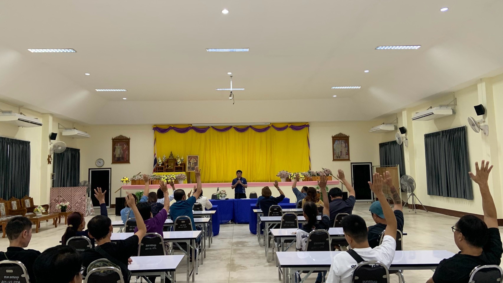พช.สูงเม่น จัดเวทีประชาคมการคัดเลือกผู้นำอาสาพัฒนาชุมชน (ผู้นำอช.) ประจำปีงบประมาณ พ.ศ. 2570-2573