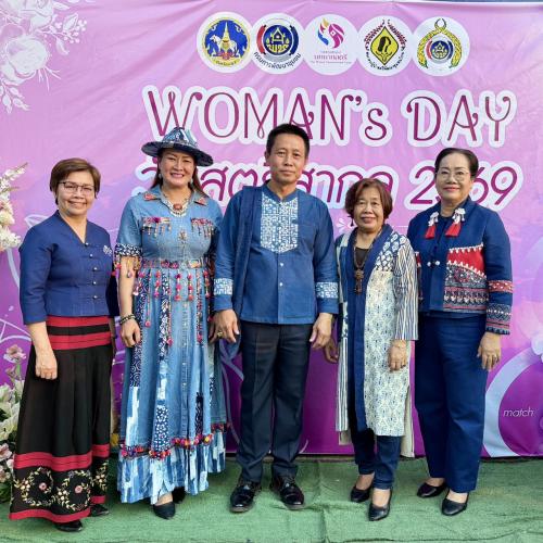 พช.สูงเม่น ร่วมกิจกรรมเนื่องในวันสตรีสากล ประจำปี 2569 ภายใต้โครงการ "สตรีเวียงโกศัย ร่วมใจแก้ปัญหา พัฒนาคุณภาพชีวิต พิชิตความรุนแรงต่อสตรี" และโครงการ "เรียนรู้ฝึกหัด ตลาดนัดสตรี ของดีจังหวัดแพร่"