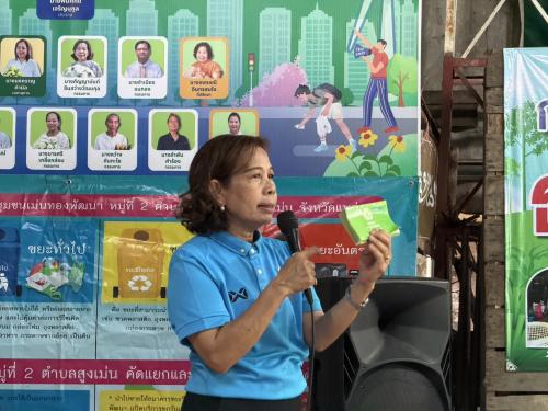 พช.สูงเม่น ให้การต้อนรับคณะศึกษาดูงานต้นกล้ากองทุนแม่ของแผ่นดินจังหวัดน่าน 